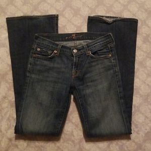7 for all mankind flared jeans size 26